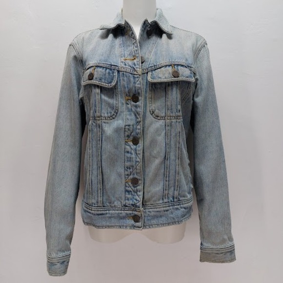 Wilfred Free Jackets & Blazers - Wilfred Free Denim Jacket Women's Small Light Blue Cotton Button Up‎ Casual Norm
